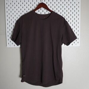 BYLT‎ Basics Drop Cut S/S T-Shirt Brown Short Sleeve Tee Mens